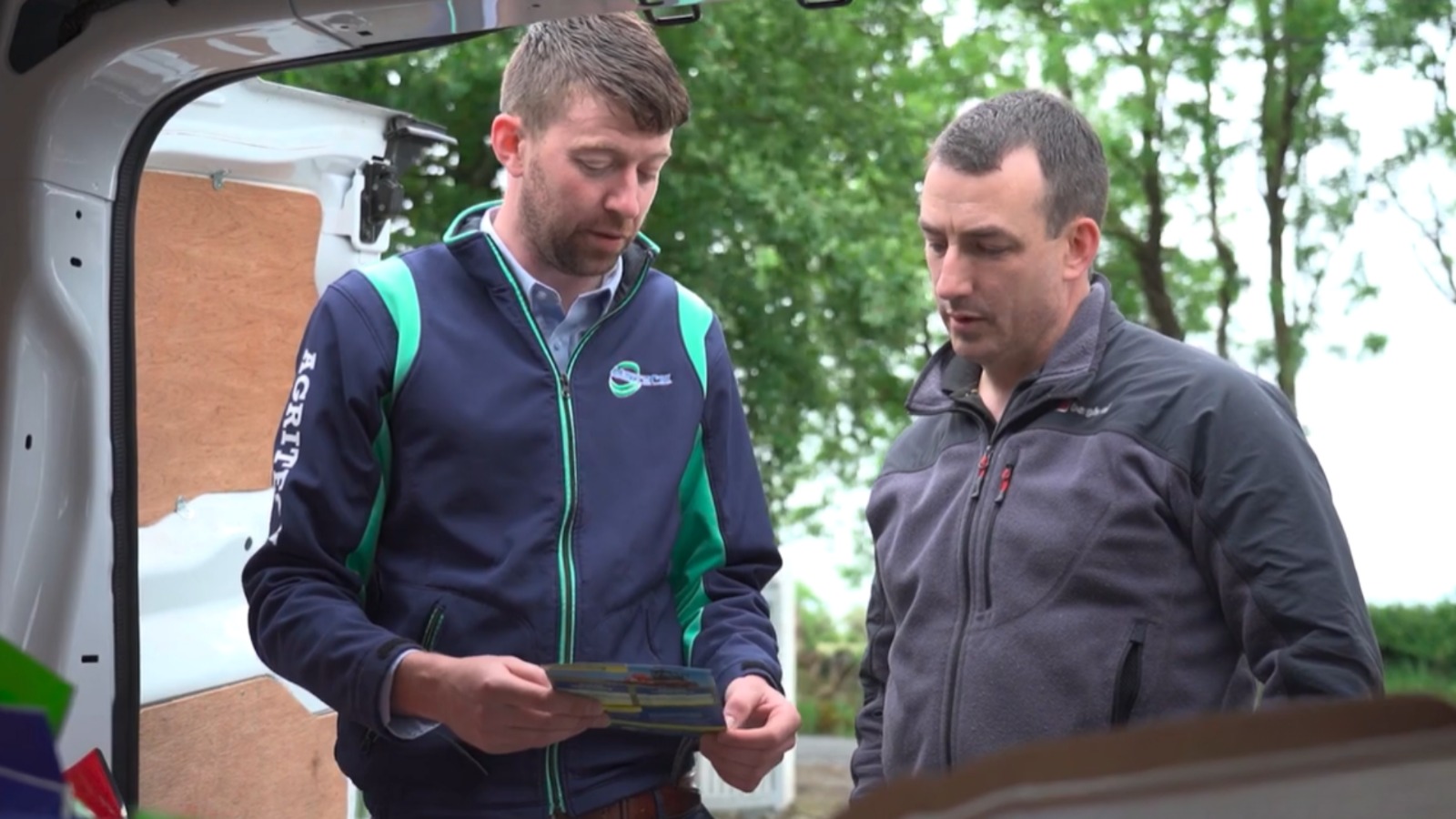 Agritech team working together